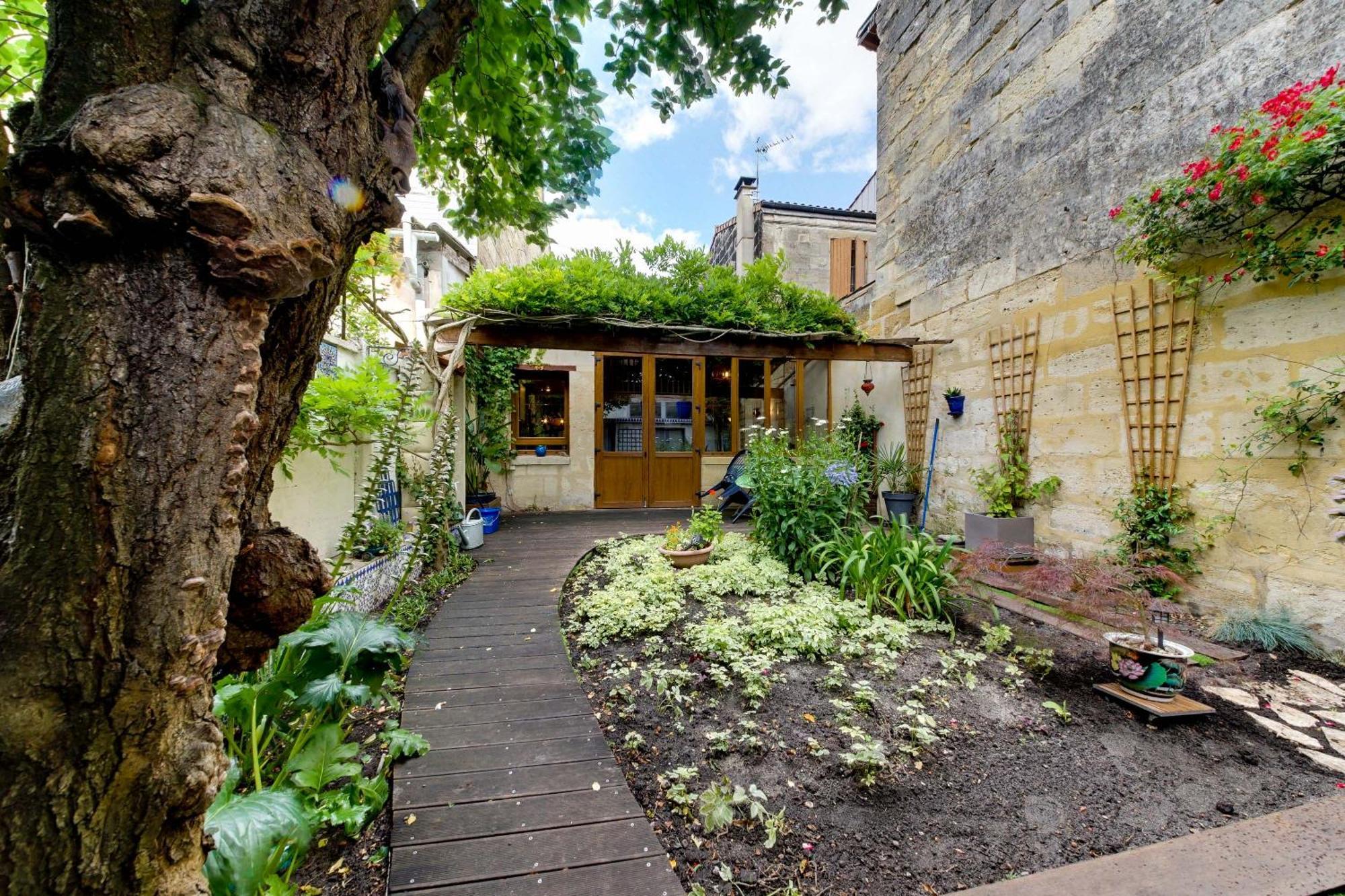 Superbe Maison En Pierre Bordelaise Bordeaux Exteriör bild
